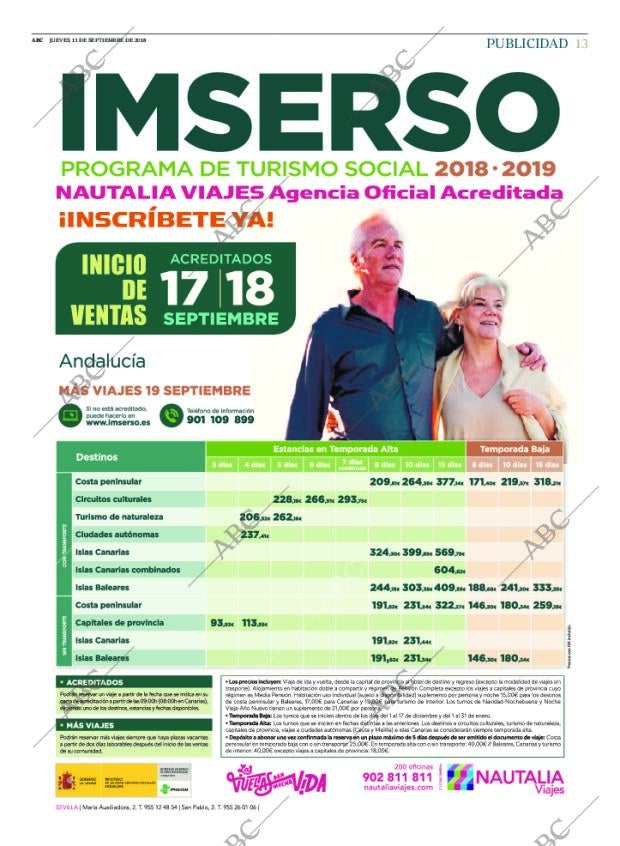 ABC SEVILLA 13-09-2018 página 13