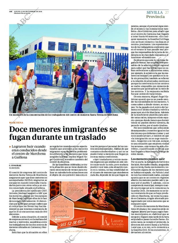 ABC SEVILLA 13-09-2018 página 27