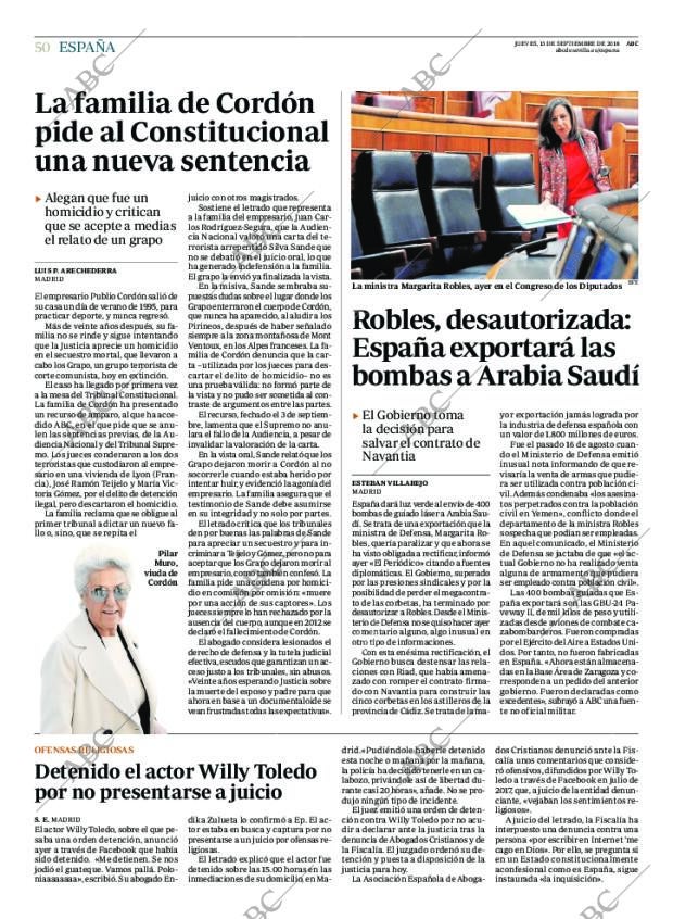ABC SEVILLA 13-09-2018 página 50