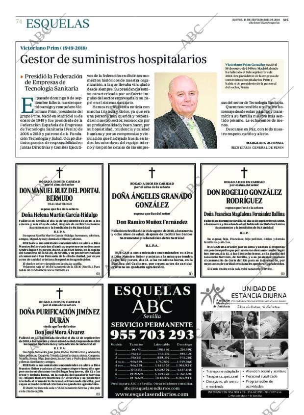 ABC SEVILLA 13-09-2018 página 74