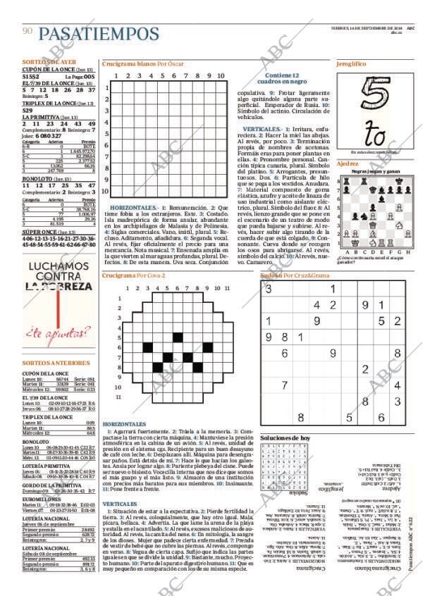 ABC MADRID 14-09-2018 página 90