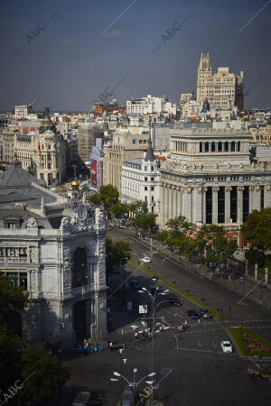 En la imagen, el Banco de España, el edificio Metrópolis, el Instituto Cervantes...