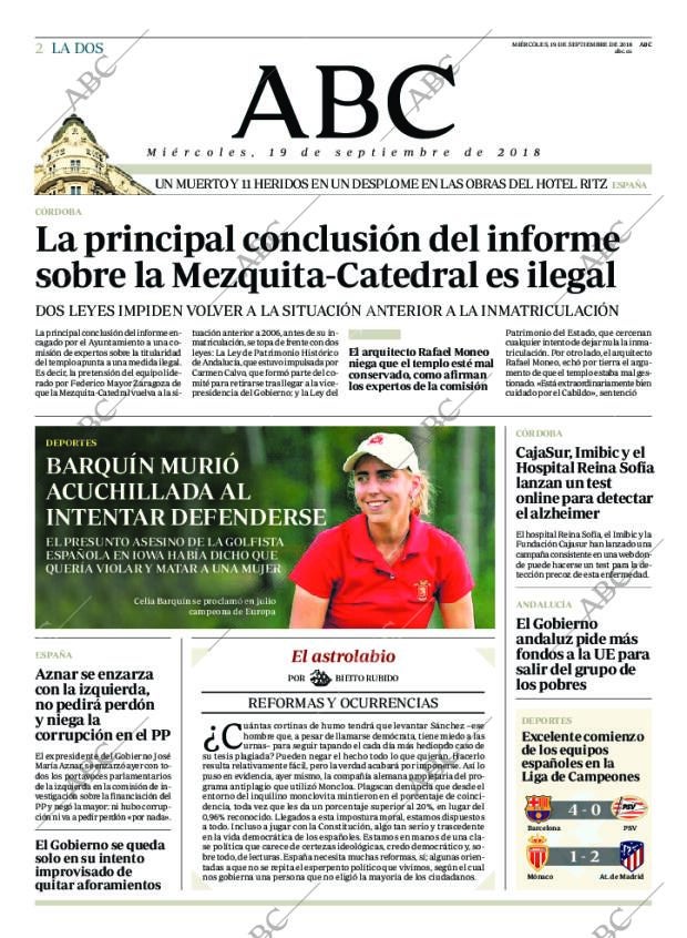 ABC CORDOBA 19-09-2018 página 2