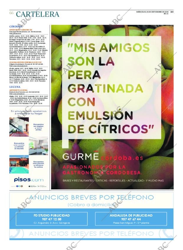 ABC CORDOBA 19-09-2018 página 66