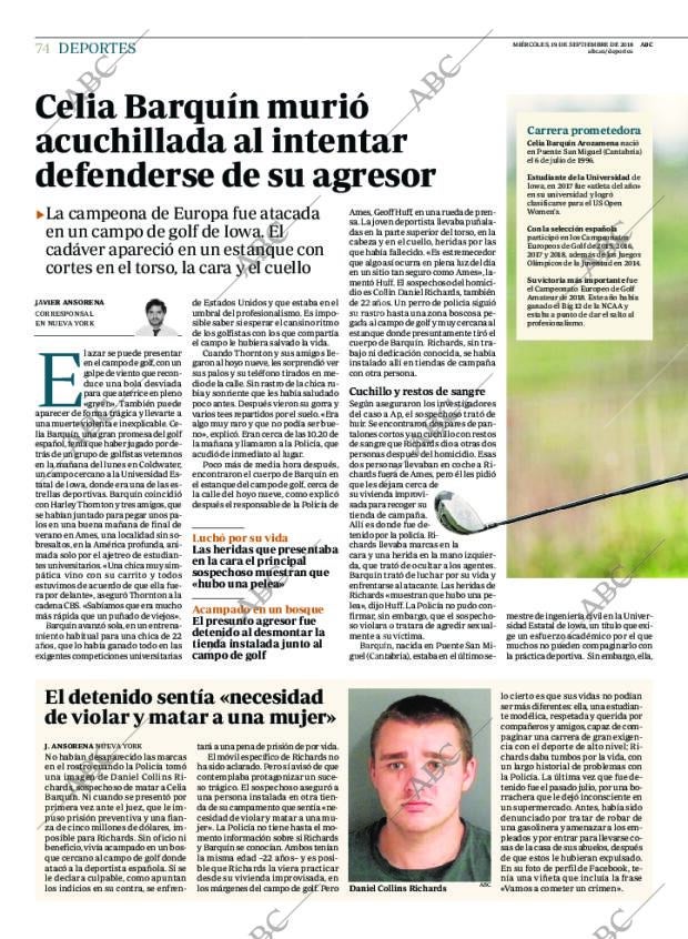 ABC CORDOBA 19-09-2018 página 74