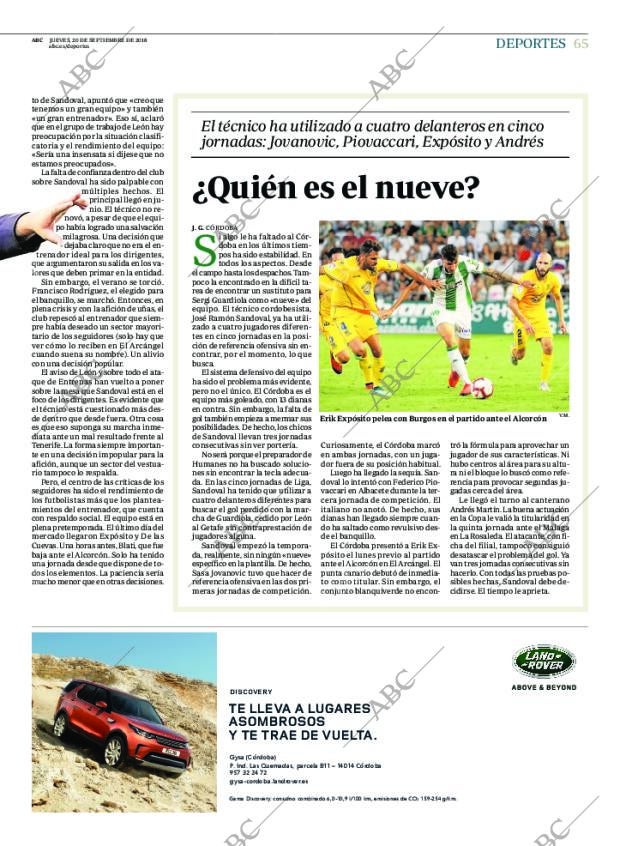 ABC CORDOBA 20-09-2018 página 67
