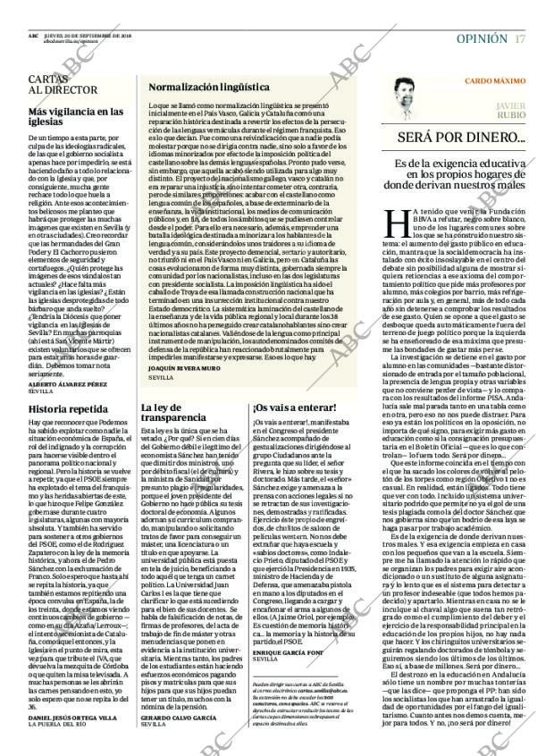 ABC SEVILLA 20-09-2018 página 19