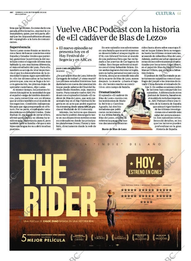 ABC CORDOBA 21-09-2018 página 61
