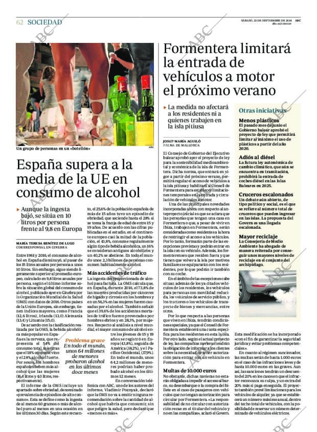 ABC CORDOBA 22-09-2018 página 62