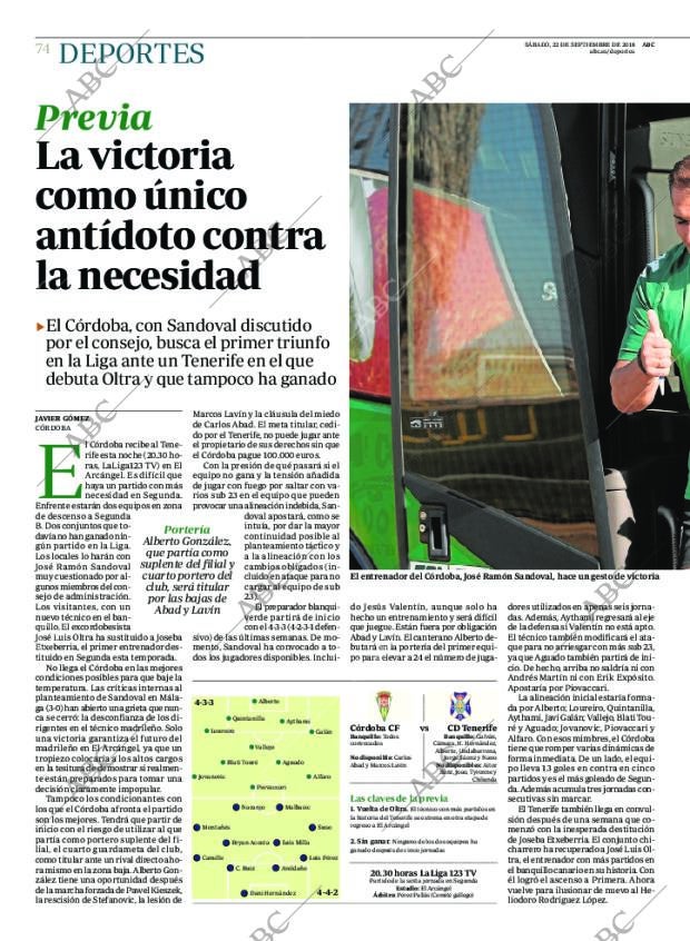 ABC CORDOBA 22-09-2018 página 74
