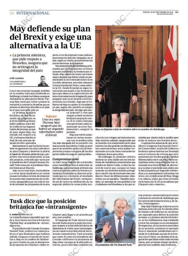 ABC MADRID 22-09-2018 página 30
