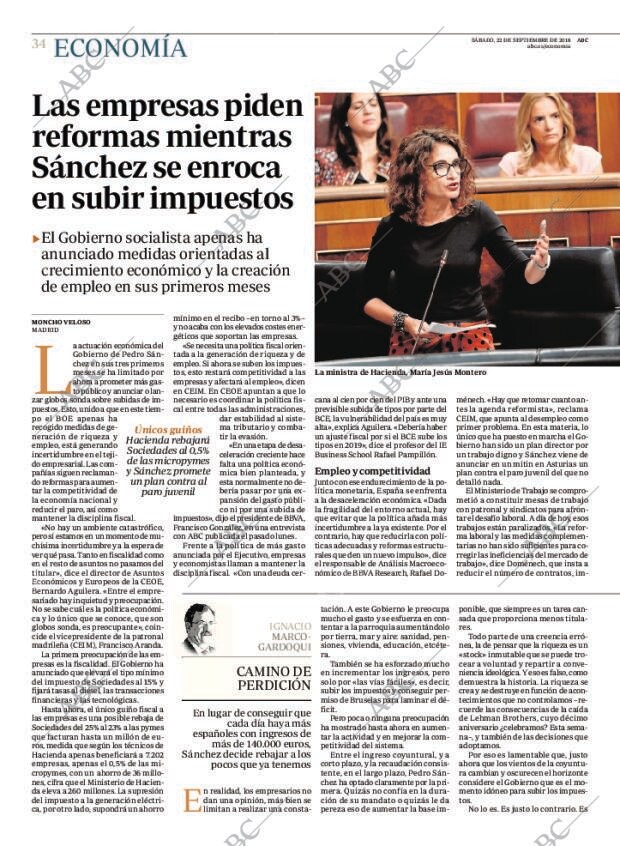 ABC MADRID 22-09-2018 página 34