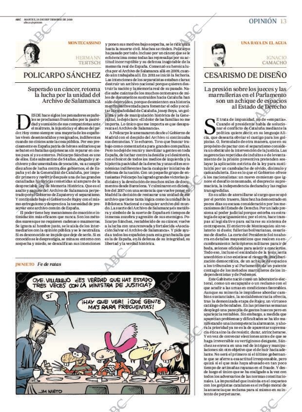 ABC MADRID 25-09-2018 página 13