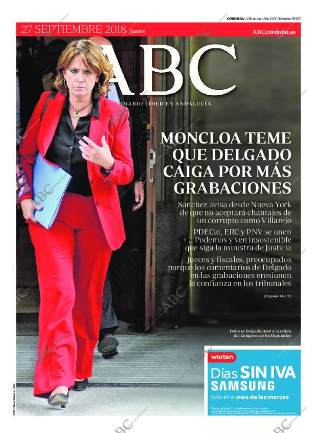 ABC CORDOBA 27-09-2018 página 1