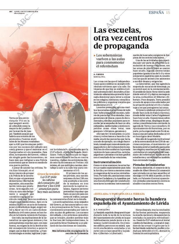 ABC MADRID 01-10-2018 página 15