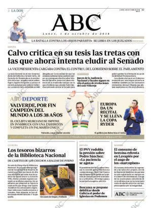 ABC MADRID 01-10-2018 página 2