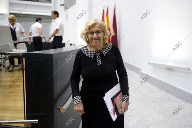 En la imagen, la alcaldesa Manuela Carmena