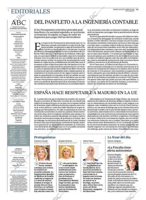 ABC MADRID 16-10-2018 página 4