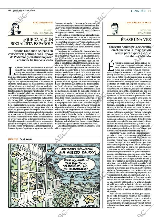 ABC MADRID 18-10-2018 página 13