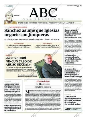 ABC MADRID 18-10-2018 página 2
