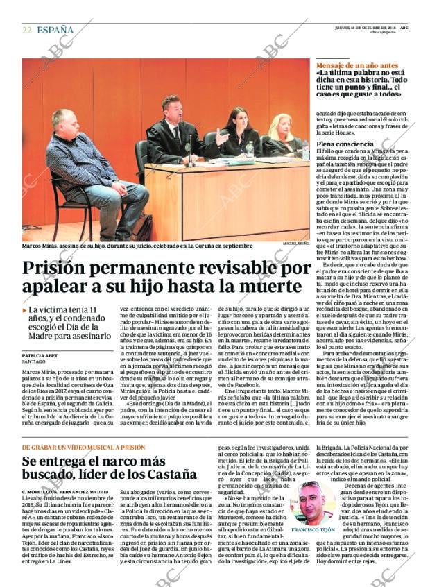 ABC MADRID 18-10-2018 página 22