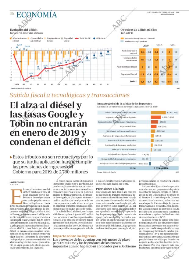 ABC MADRID 18-10-2018 página 36