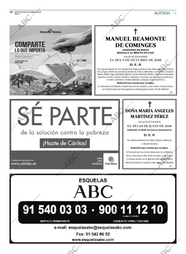 ABC MADRID 18-10-2018 página 71