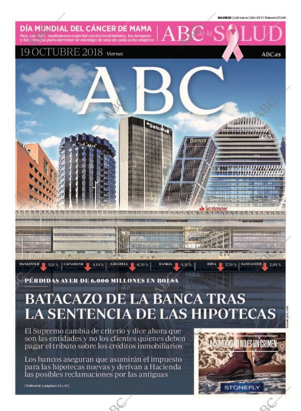 ABC MADRID 19-10-2018 página 1