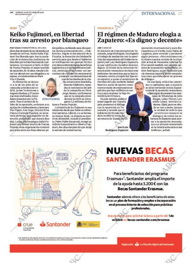 ABC MADRID 19-10-2018 página 27