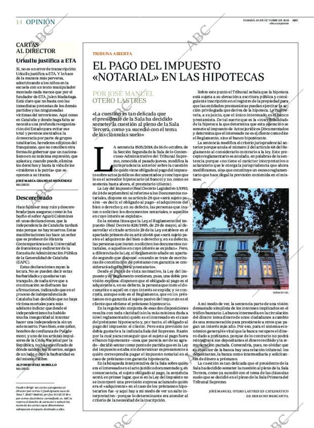 ABC MADRID 20-10-2018 página 14