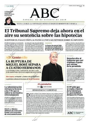 ABC MADRID 20-10-2018 página 2