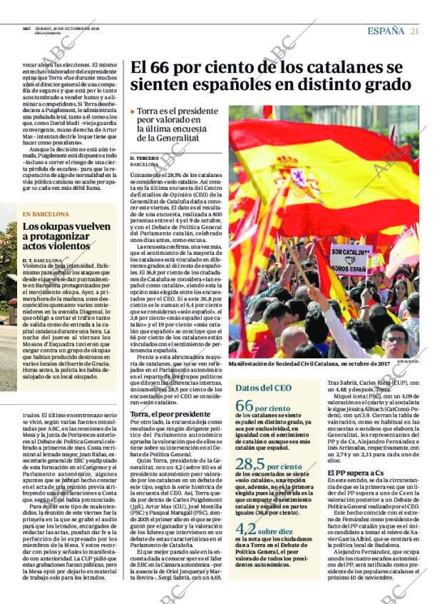 ABC MADRID 20-10-2018 página 21