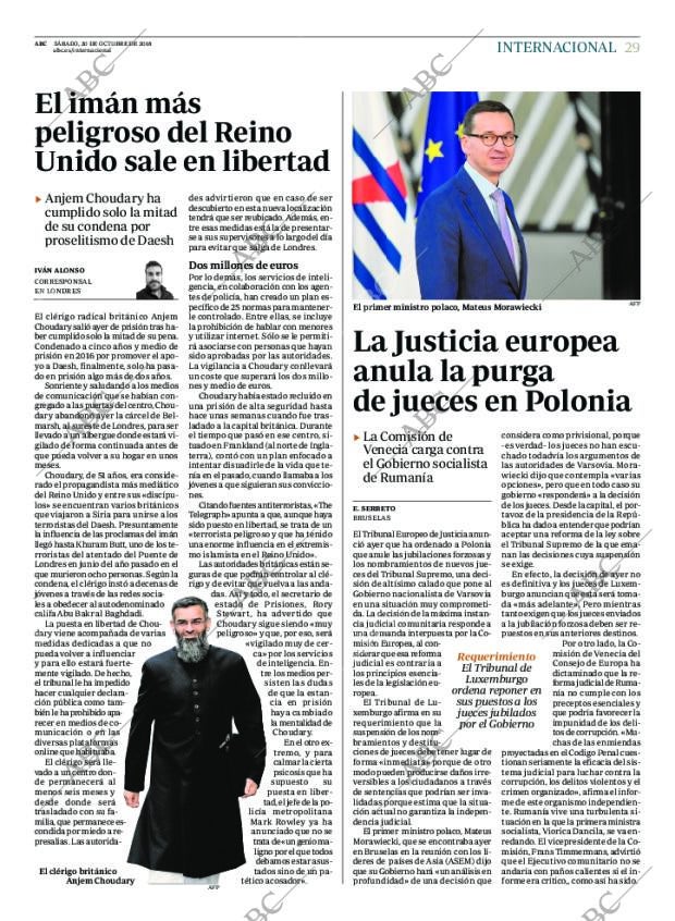 ABC MADRID 20-10-2018 página 29