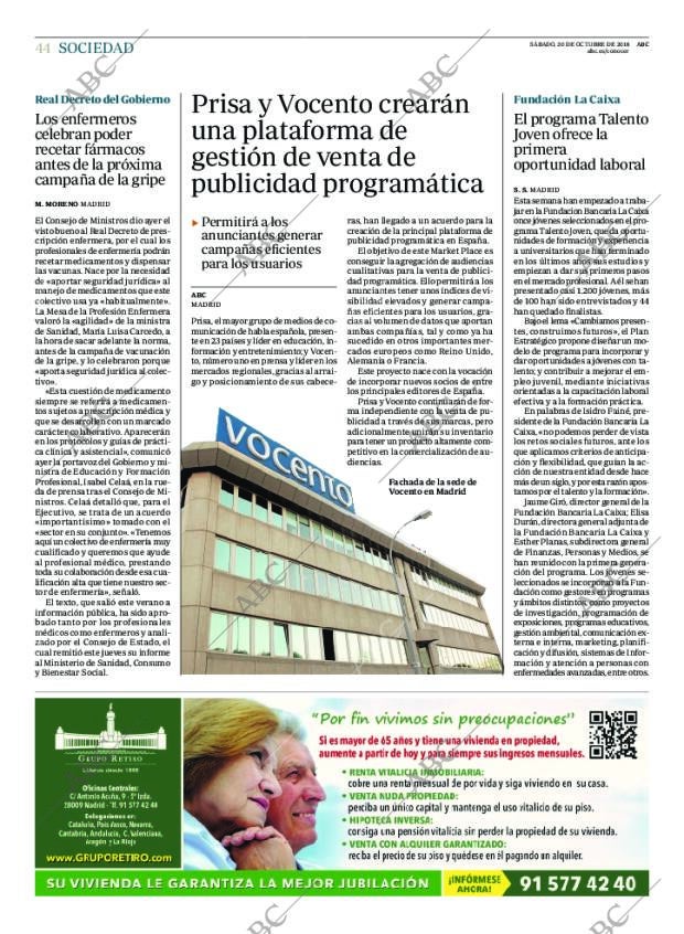 ABC MADRID 20-10-2018 página 44