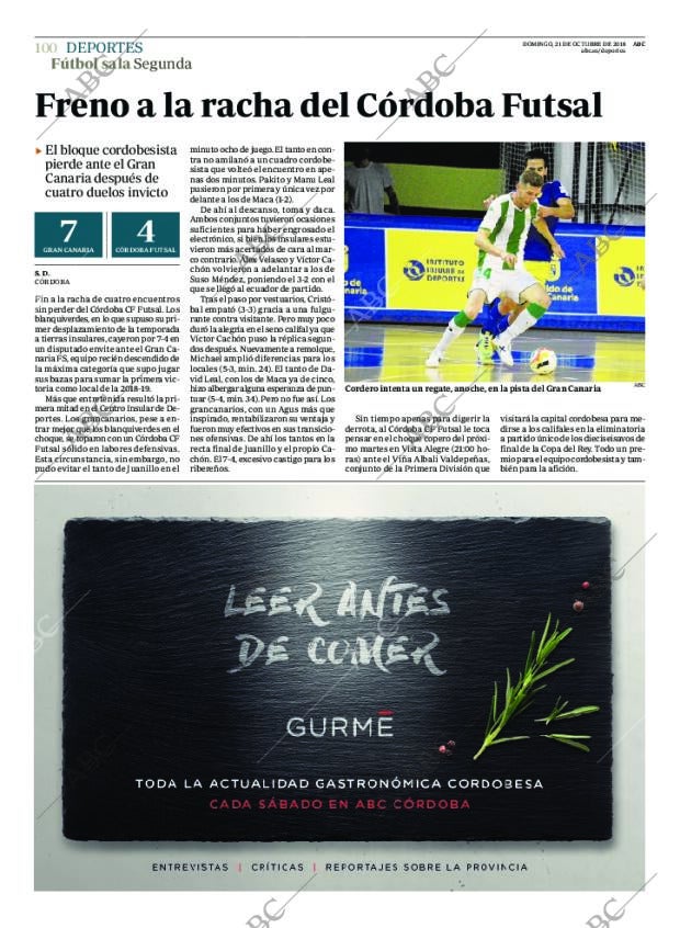 ABC CORDOBA 21-10-2018 página 100
