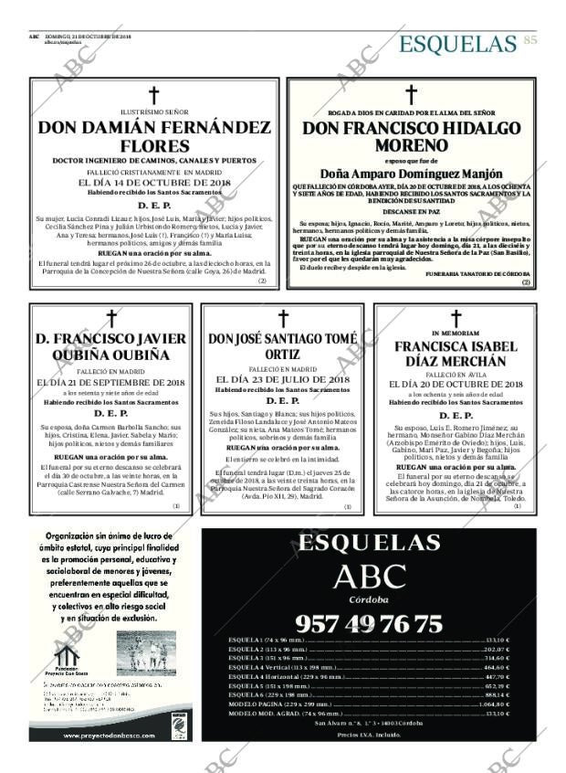 ABC CORDOBA 21-10-2018 página 85