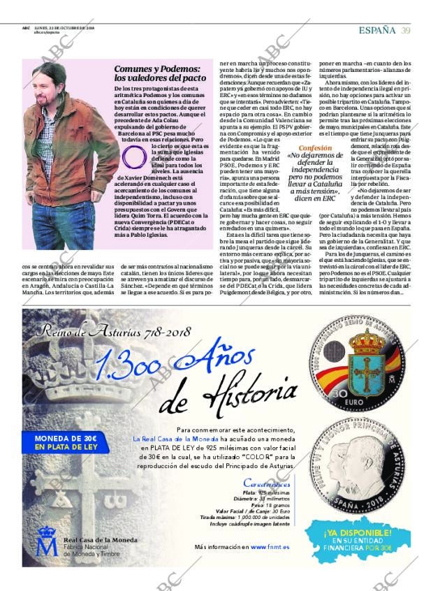ABC CORDOBA 22-10-2018 página 39