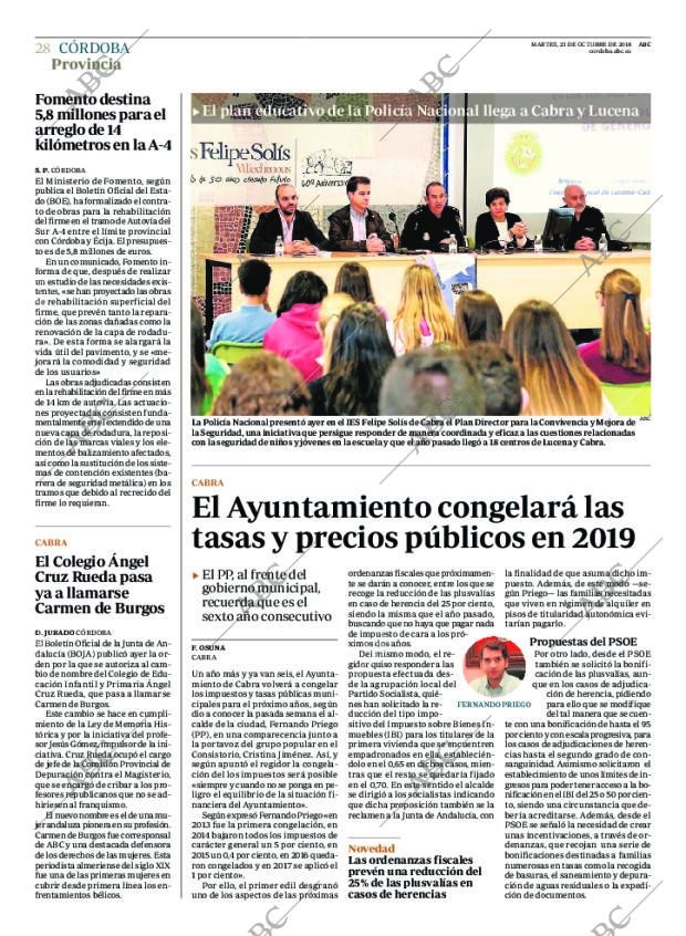 ABC CORDOBA 23-10-2018 página 28