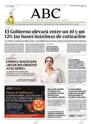 ABC MADRID 26-10-2018 página 2