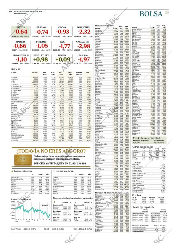 ABC MADRID 13-11-2018 página 39