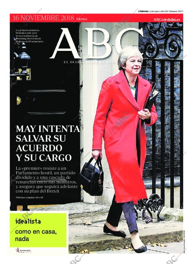 ABC CORDOBA 16-11-2018 página 1