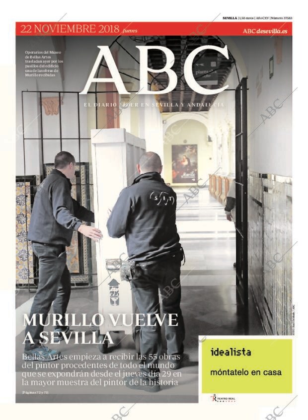 ABC SEVILLA 22-11-2018 página 1