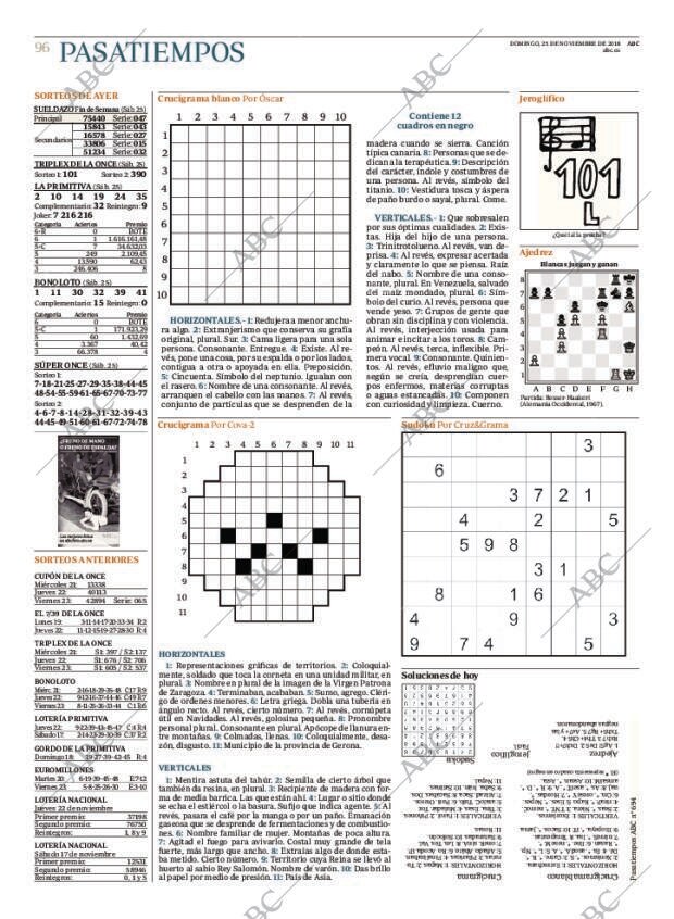ABC CORDOBA 25-11-2018 página 96