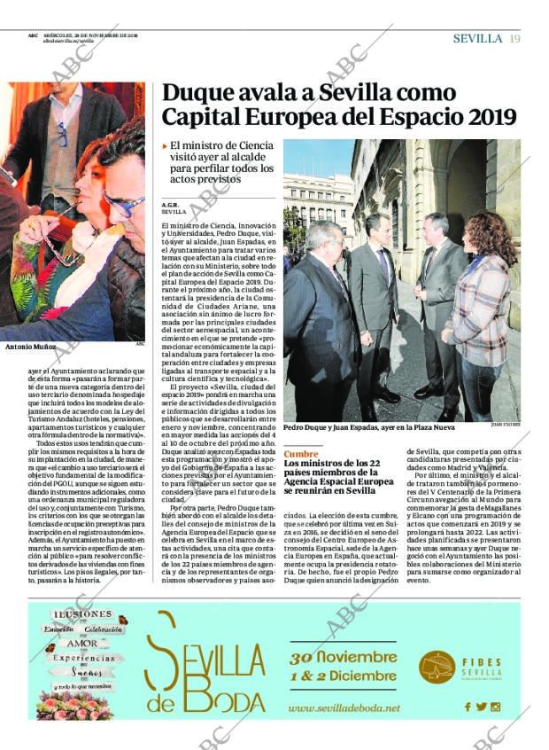 ABC SEVILLA 28-11-2018 página 19