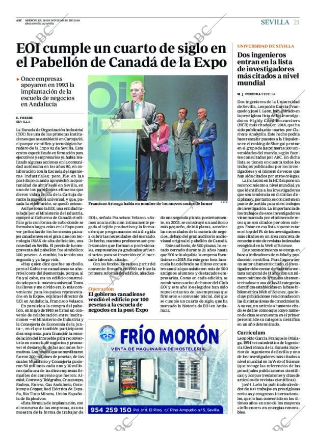 ABC SEVILLA 28-11-2018 página 21
