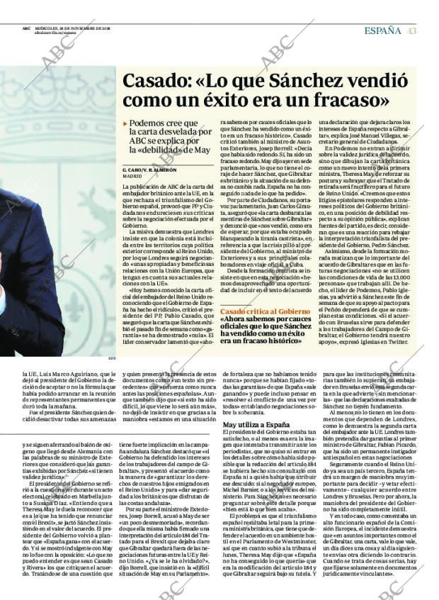 ABC SEVILLA 28-11-2018 página 43