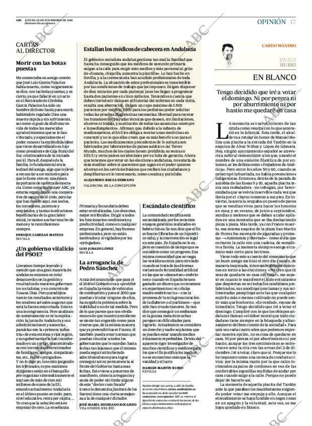 ABC SEVILLA 29-11-2018 página 17