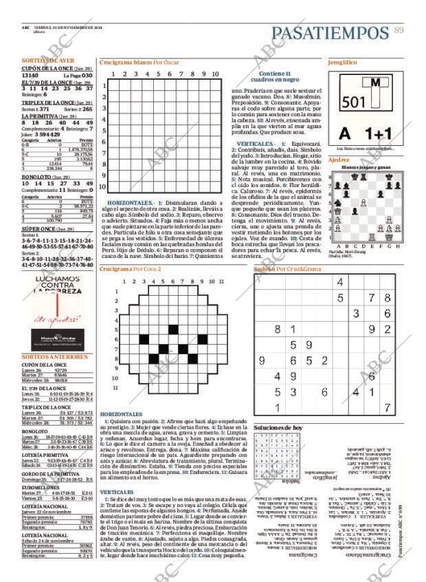 ABC MADRID 30-11-2018 página 89