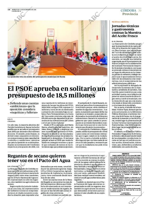 ABC CORDOBA 05-12-2018 página 39