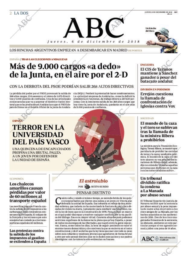 ABC MADRID 06-12-2018 página 2